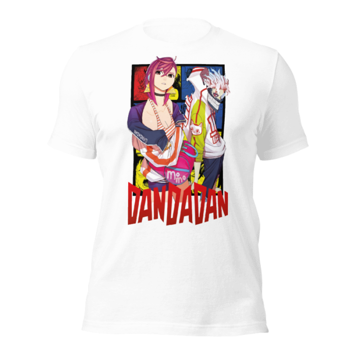 Playera de Dandadan - Diseño estilo cómic con los protagonistas - Imagen 3