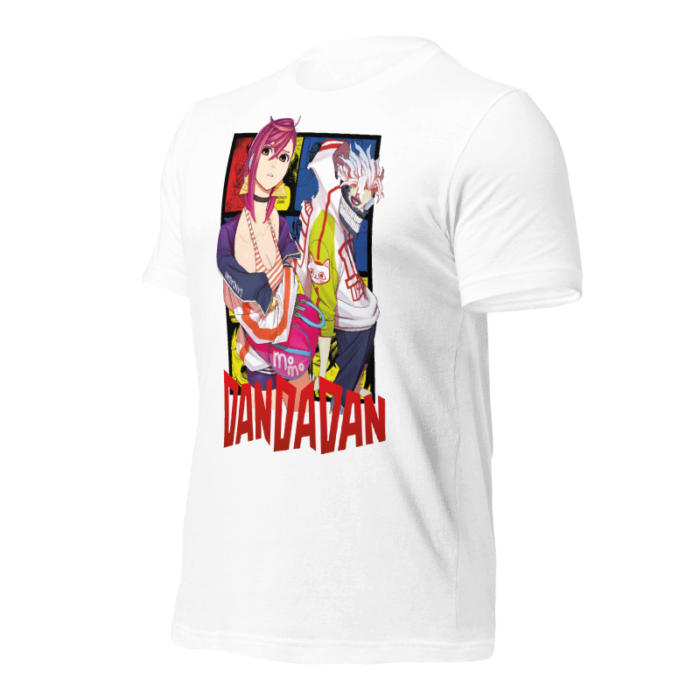 Playera de Dandadan - Diseño estilo cómic con los protagonistas - Imagen 4