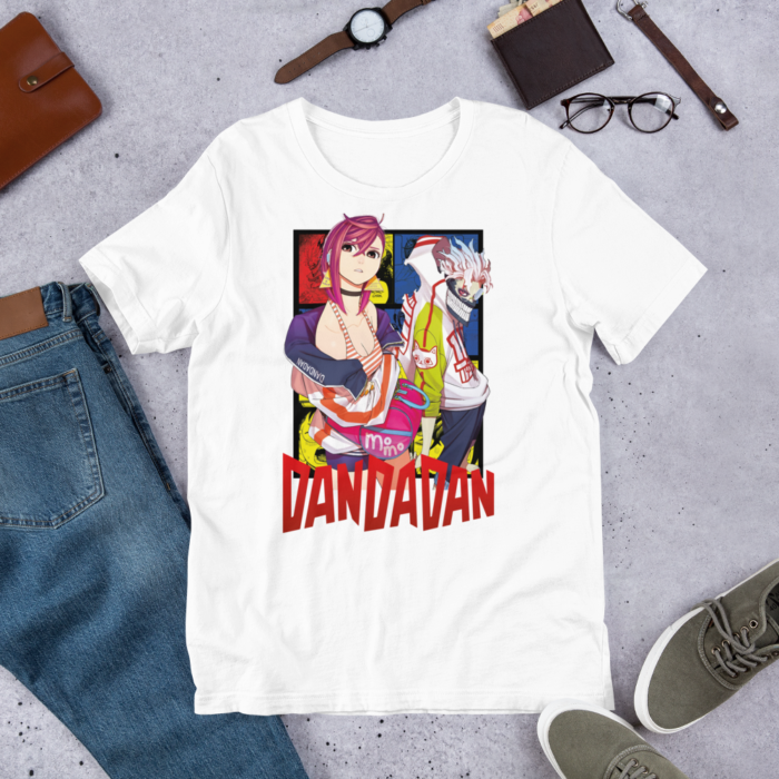 Playera de Dandadan - Diseño estilo cómic con los protagonistas