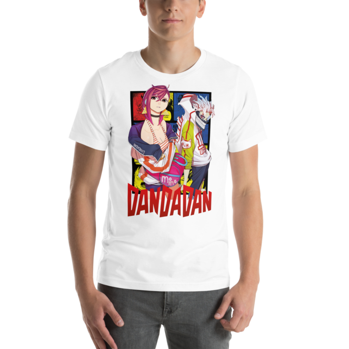 Playera de Dandadan - Diseño estilo cómic con los protagonistas - Imagen 2