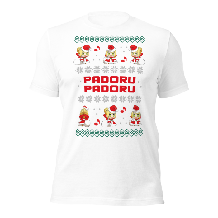 Playera Padoru Padoru - Diseño navideño estilo suéter - Imagen 3