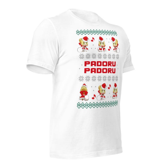 Playera Padoru Padoru - Diseño navideño estilo suéter - Imagen 5